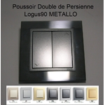 poussoir double de persienne logus90 metallo