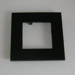 plaque simple 45910SPM Noir MAT