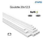 Goulotte moulure 20x12.5 10030CBR