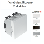 Va-et-Vient Bipolaire 2 modules Quadro 45077S