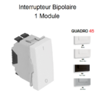 Interrupteur Bipolaire 1 module Quadro 45020S