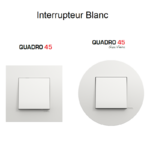 Interrupteur Complet Quadro45 Blanc