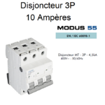 Disjoncteur Magnétothermique Plus 3 Poles 10A 55110 3CP