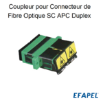 Coupleur de Connecteur Fibre optique Duplex SC APC 82211