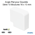 Angle plat pour goulotte série 10 Moulures 16x10 10023ABR