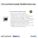 Chronothermostat multifonctionnel mec 21235