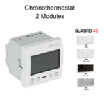 Chronothermostat 2 modules Quadro 45235S