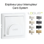 Enjoliveur pour interrupteur Card System Logus 90 90733T