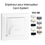 Enjoliveur pour interrupteur Card System Apolo 5000 50733T
