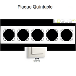 plaque-quintuple-90950tbr-blanc