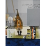 Ampoule LED filament flamme gold culot E14 Eurolamp