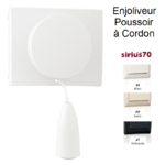 Enjoliveur pour poussoir à cordon Sirius 70741T