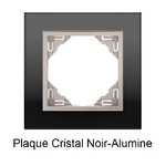 Plaque Cristal Noir Alumine 90910TEA