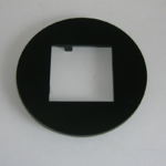 plaque simple 45911SPM Noir MAT