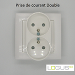 Prise de courant double -1