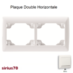 Plaque double horizontale 70921TBR