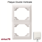 Plaque double verticale 70922TBR