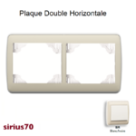 Plaque double horizontale 70921TBM