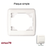 Plaque simple 70910TBB