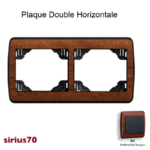Plaque double horizontale 70921TAG