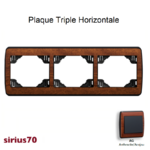 Plaque triple horizontale 70931TAG