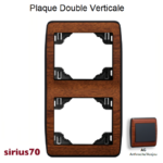 Plaque double verticale 70922TAG