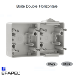 Boite Double horizontale Etanche 48 EFAPEL 48994ACZ