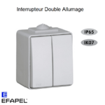 Interrupteur Double Allumage Etanche 48 EFAPEL 48061C