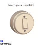 Interrupteur unipolaire rétro 26011CMF