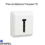Prise de Téléphone Française T8 Série 3700 EFAPEL 37411C