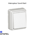 Interrupteur Va-et-vient Série 3700 EFAPEL 37071C