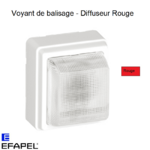 Voyant de balisage Série 3700 EFAPEL 37360CBM Rouge