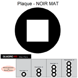 Interrupteur Bipolaire Semi-Assemblé QUADRO45 - 2 Modules EFAPEL