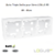 Boite Saillie triple pour Logus90  10995ABR