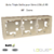 Boite Saillie triple pour Logus90  10995AMF