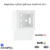 Adaptateur latéral série Quadro 45 pour goulotte série 10 Moulures 10961