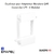 Enjoliveur Adaptateur modulaire Quadro 45 L75 2 modules EFAPEL 10959