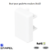 Bout pour goulotte série 10 Moulures 16x10 10025ABR