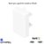 Bout pour goulotte série 10 Moulures 40x16 10065ABR