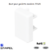 Bout pour goulotte série 10 Moulures 32x16 10045ABR