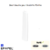 bout gauche pour goulotte plinthe 10105ABR