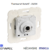Mécanisme de thermostat rotatif mec 21234