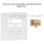 Enjoliveur pour commande loale de persienne Logus 90312TDU Doré