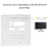 Enjoliveur pour commande loale de persienne Logus 90312TPM Noir MAT
