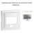 Enjoliveur pour détecteur de mouvement mural Logus 90 90403TAL Alumine