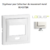 Enjoliveur pour détecteur de mouvement mural Logus 90 90403TBR Blanc