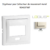 Enjoliveur pour détecteur de mouvement mural Logus 90 90403TMF Ivoire