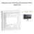 Enjoliveur pour détecteur de mouvement mural Logus 90 90403TIS Gris