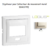Enjoliveur pour détecteur de mouvement mural Logus 90 90403TPE Perle