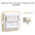 Adaptateur avec module 2 sorties pour connecteur RJ45 Logus 90442SMF Ivoire
